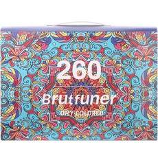 Jaejae Brutfuner 油性色鉛筆組, 260色, 1套