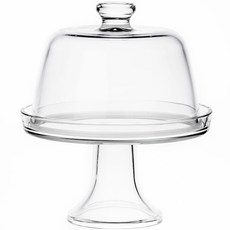 Borgonovo 起司高腳托盤罩, 1個, 透明