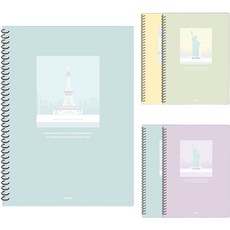 PENPIA 3000 國高中英語線圈筆記本 5種套組, 隨機出貨, 1套