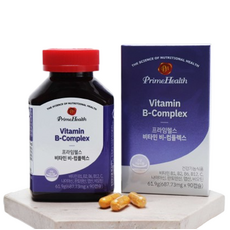 Prime Health 維他命B複方保健膠囊 61.9g, 90顆, 1個