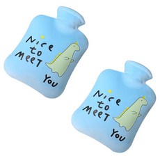 EVER HOUSE 超細纖維藍色保溫熱水袋, 2個