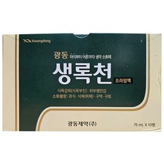 광동제약 생록천 프라임액, 75ml, 10개