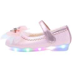 kiphant 女童雪花顆粒LED毛毛鞋 WK-ELSA4