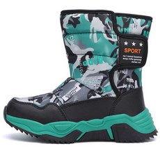 童款印花運動保暖內刷毛雪靴 BW100