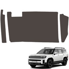 메이튼 차량용 순정 컬러 가죽 글로브박스 스크래치 커버, 현대 싼타페 MX5, 초코브라운