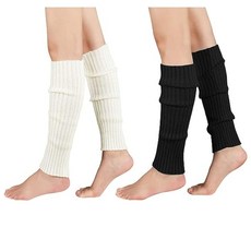 Monster短腿套 2入*2組, 白色+黑色