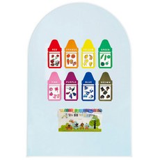 맘스보드 유아용 코코보드 + 컬러플레이 + 폼폼 키즈마카 20종 패키지 세트 리틀, 페퍼민트, 1개