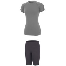 SPICA 女士Easy Y五分褲 + 短袖T恤套裝 SPA534