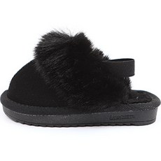 Luluchu 兒童用 餅乾鬆緊帶 刷毛防寒鞋 BW158