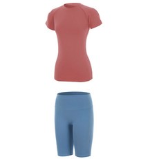 SPICA 女款 Easy-Y 短褲 + 短袖T恤套裝 SPA539