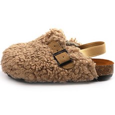 Rurushu 兒童波士頓毛絨束帶保暖鞋 BW159