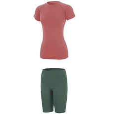 SPICA 女款 Easy-Y 短褲 + 短袖T恤套裝 SPA539