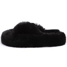 루루슈 유아용 해피데이 크로스 털 슬리퍼 BW160