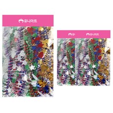 Uniart 5000 星星毛根 小 5入 DIY材料組, 3套, 混合色