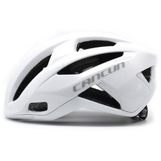 超輕自行車頭盔 CANCUN R1 210g, 有光澤的白色