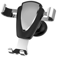 Haieori 高級車用手機支架, 銀色, 1個