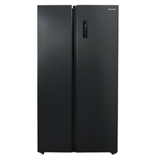 클라윈드 피트인 양문형 냉장고 570L 방문설치, 블랙메탈, CRF-SN570BDC