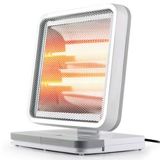 DAEWOONG MORNINGCOM 腳踏式兩段石英管電暖器, DWH-F182N, 白色 + 灰色