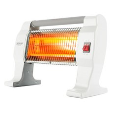 DAEWOONG MORNINGCOM 2層石英管桌上型電暖器, 白色 + 灰色, LR-820H