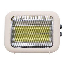 AROUND 2層桌上型迷你電暖器, 砂米黃, AR-H220B