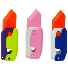 하이제이비 3D 피젯 나이프 3종 세트, 블루 + 핑크 + 그린, 1개