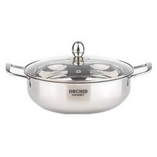 Yummy Cook系列電磁爐適用不鏽鋼鍋, 銀色, 26cm, 1個