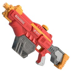 SKTOYS 오토스나이퍼 워터밤 자동 충전식 전동 물총, 레드, 1개