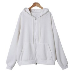 시크블랙 리호드 펀칭 투웨이 오버핏 후드집업 cpjk5150k39