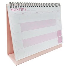 THINK ABOUT.W Press 桌曆, 粉紅色, 1個