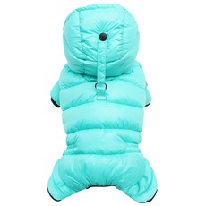 PUPPY ANGEL 母犬用Air3系列超輕量工裝風全身連身衣 PA-OW552, 709藍