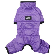 PUPPY ANGEL Air1狗狗超細纖維防水保暖連身衣 OW531, 631紫, 1件