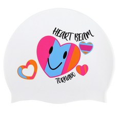 TORNADO 設計款矽膠泳帽 TC1938, 白色, 1個