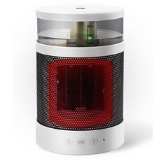 加濕兩用桌上型電暖器 保濕溫濕器, 白色, YT-A01