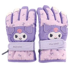 三麗鷗 女童用 酷洛米 立體圖案 防寒手套 雙手套組 MGHKG50052