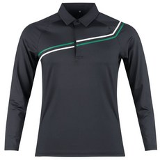 럭스골프 루센 남성용 퍼포먼스 라인 긴팔 골프셔츠 BLU3A407