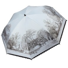 AGATHA 璦嘉莎 抹茶蕾絲纖細陽傘 AG2304