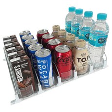 higher deco 滑動式飲料托盤 軌道型 31cm 廚房適用 大 5排, 白色, 1個