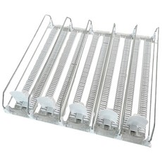 higher deco 滑動式飲料托盤 軌道型 38cm 一般 大 5層, 白色, 1個