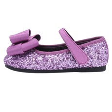 kiphant 女童大蝴蝶結亮片毛毛鞋 WK-24