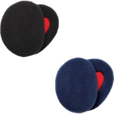 Monster 分離式耳罩 2件組, 黑色, 海軍藍, 1套