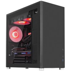 한성컴퓨터 데스크탑 TFG AX3i600XZ, 블랙, 32GB, 4596GB, Free DOS