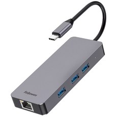 Fellowes 斐樂 C型 6合1 集線器, LAN+HDMI, 混色