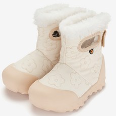 bogs 兒童 Snow Camp 絎縫花朵靴