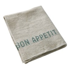 雪酪版Bon Appetit廚房抹布 白色 S, 卡其色, 1個
