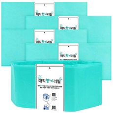 World Clean 神奇補充包 嬰兒爽身粉香 尿布袋 250系列, 20L, 5個