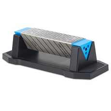 ZEUS Kitchenware 鑽石三面磨刀石 + 底座套組 DMD-2007, 1套