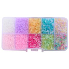 Allo-de 飾品串珠 DIY珠子工藝 10格, NO 03, 1個