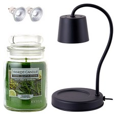 YANKee CANDLe Home Inspiration 融蠟燈組, 清新草本與檸檬皮, 黑色(融蠟燈)