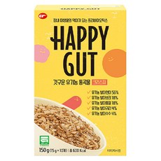 씨알로 해피갓 갓구운 유기농 통곡물 크리스피 시리얼, 150g, 1개