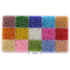 Allode 飾品串珠 DIY 珠子工藝 15格, NO 14, 1個